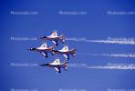 The USAF Thunderbirds, Lockheed F-16 Fighting Falcon, Smoke Trails, MYFV11P06_15