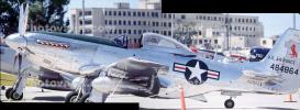 P-51D, tailwheel, chrome, shiney