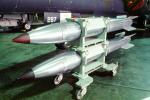B-61 Silver Bullet Special Weapon, Thermo-Nuclear Hydrogen Bomb, Bomb Rack, Lowery Air Force Base, Denver, Colorado, MYFV11P10_08