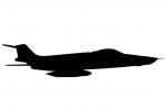 RF-101 silhouette, logo, shape, MYFV11P12_13M