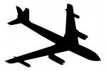 Boeing B-47 Stratojet Silhouette, shape, logo, MYFV12P03_07M