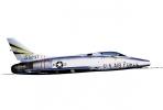 0-31737, North American F-100 Super Saber photo-object, object, cut-out, cutout