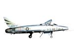 0-31737, North American F-100 Super Saber, photo-object, object, cut-out, cutout