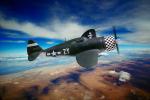 Republic P-47 Thunderbolt, milestone of flight