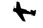 AT-6 SNJ Texan silhouette, logo, shape, MYFV14P01_04M