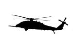 Sikorsky SH-60 Blackhawk silhouette, MYFV15P02_10M