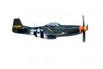 P-51D photo-object, object, cut-out, cutout