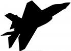 Lockheed Martin F-35 Silhouette, logo, shape, MYFV15P07_05M