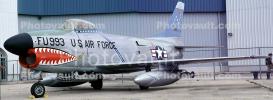 FU-993, F-86D Sabre Dog, USAF, Mobile, Alabama, Panorama, USAF, MYFV15P12_09B