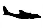 CASA CN-235 Silhouette, shape, logo, MYFV16P01_11M