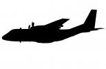 C-235 silhouette, shape, logo