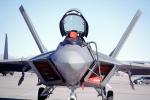 Lockheed F-22 Raptor, Nellis Air Force Base, head-on, MYFV17P06_08