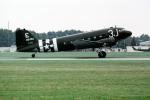 N54NA, 2101012, C-47A-75-DL, D-Day Combat Stripes, Identification Markings