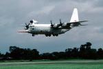 XV208, Snoopy DERA, Lockheed C-130K Hercules W2, Weather Herc, landing, DERA Meteorological Research Flight