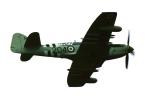 Fairey Firefly AS-6 Aircraft photo-object, Royal Navy, cut-out