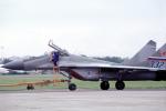 332, MiG-29, "FULCRUM", Russian Jet Fighter Aircraft, Air Superiority, MYFV23P12_15