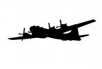 B-29 Superfortress silhouette