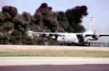 Lockheed C-130 Hercules, smoke, MYFV24P09_13