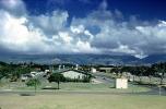 Hickam Air Force Base, Barracks, Housing, clouds, Honolulu Hawaii, 1950s, MYFV24P12_19