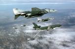 646, McDonnell Douglas F-4 Phantom, Air-to-Air, Formation Flight, refueling, 1970s, milestone of flight