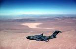 YC-17A, 87-0025, Edwards AFB, desert, milestone of flight, MYFV25P02_12