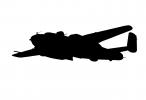 Northrop F-20A Tigershark silhouette, MYFV25P15_06M