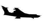 Beriev A-42PE Albatros silhouette, shape