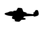 Gloster Meteor silhouette
