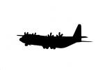 C-130J Hercules silhouette, MYFV28P06_07M