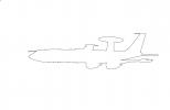 AWACS E3D outline, line drawing, MYFV28P07_18O