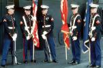 Marine Detachment for Security on Board the USS Ranger, Color Guard