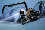 AV-8B Harrier Pilot with Helmet, open Canopy, MYMV01P08_01