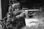 Sharpshooter, M16 Rifle, Operation Kernel Blitz, Monterey, urban warfare training, MYMV01P12_19BW