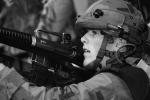 perimeter, gun, rifle, shoot, shooting, sniper, warfare, battelfield, war, camouflage, MYMV03P01_09BW