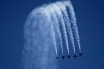 Blue Angels, smoke trails, formation flight, MYND01_255