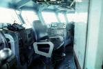 In the Bridge, USS Coral Sea, CV-43, USN, United States Navy, Midway-class aircraft carrier, 10 July 1982, MYNV01P07_02