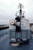 Cannon, Gun turret, USS Cassin Young, (DD-793), WW2, Fletcher-class destroyer, Boston Harbor, Charleston Navy Yard, USN, United States Navy, Artillery, gun, 29 December 1982, MYNV01P11_10