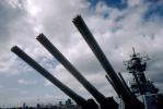 Guns, USS Missouri, USN, United States Navy, 21 March 1993, MYNV01P12_16.1702