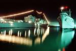 Combat Stores Ship AFS-22, Nighttime, Docks, USN, MYNV02P04_14