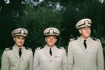 Enlisted Navy Men, Uniform, Hats, smiles, formal, suits, USN, United States Navy, 1960s