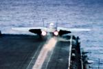 steam catapult, Grumman F-14 Tomcat take-off, MYNV07P02_08B