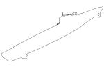 U-Boat outline, line drawing, shape, logo