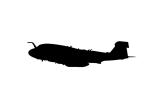 EA-6 Prowler Silhouette, shape, form, MYNV08P06_16M