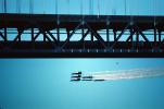 San Francisco Oakland Bay Bridge, McDonnell Douglas F-18 Hornet, Blue Angels, USN, United States Navy, MYNV10P08_01