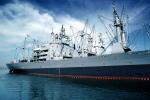 Alameda NAS, Cape Gorda, USN, Transport Ship, dock, cranes, MYNV11P05_17