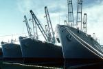 Transport Ships, docks, cranes, Alameda Naval Air Station, NAS, USN, MYNV11P07_03