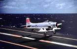 Douglas A-1 Skyraider, Carrier Landing, 1950s, 406, MYNV13P03_03.0361