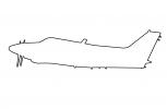 T-44 Pegasus  outline, line drawing, MYNV13P04_03O