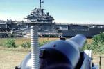 Civil War Gun at Patriots Point, Charleston, MYNV13P09_18