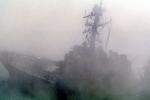 fog, ghost ship, ship, vessel, hull, warship